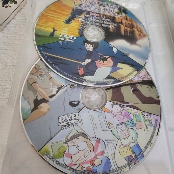 Studio Ghibli Special Edition Anime DVD Collection 9-Discs 25 Movies Total - Picture 7 of 12